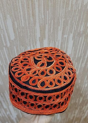 Əl işi milli papaq - Növ: ənənəvi milli papaq (tubeteika tipli) — 2