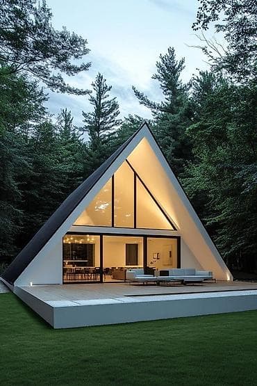 Digər tikinti xidmətləri: A-Frame layihəsi tikintisi müxtəlif konstruksiya variantları üzrə icra — 3