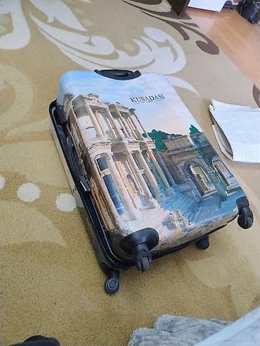Çamadanlar: Sərnişin çamadanı – “Kuşadası, Turkey” çaplı, sərt korpuslu — 4