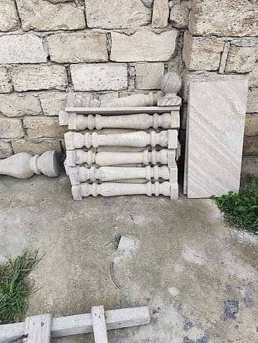 profil 40×40: Məhsul: Təbii daşdan dekorativ məhəccər balyasinləri və üst başlıqlar — 2