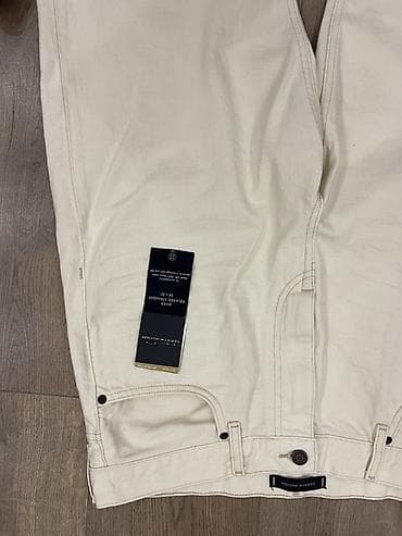 şalvar cins: Bol kəsim Şalvar, Tommy Hilfiger, L, rəng - Bej — 3