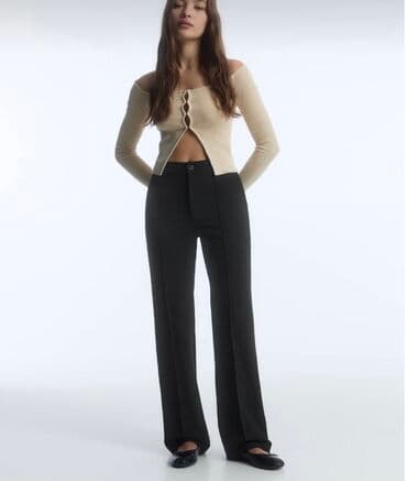 Şalvar, PULL&BEAR, M, rəng - Qara