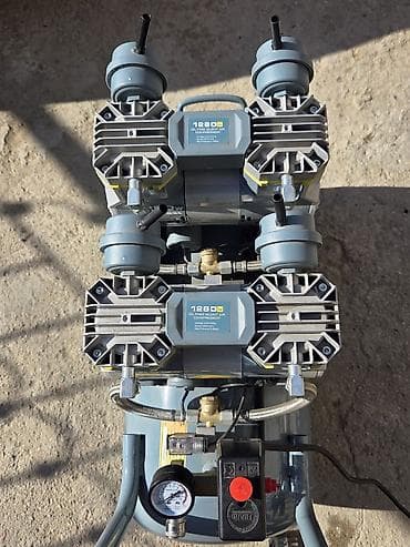Yağsız, səssiz hava kompressoru – 1280 W Xüsusiyyətlər: - Güc: 1280 W