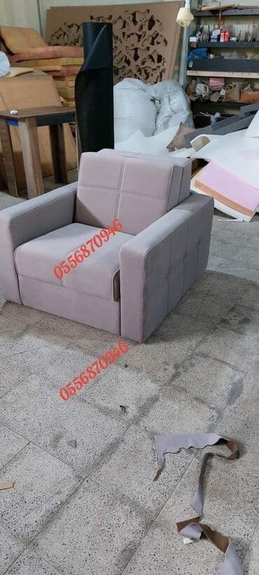 кресло кровать: Новый, Кресло-кровать, Ткань, Нет кредита, Бесплатная доставка — 6