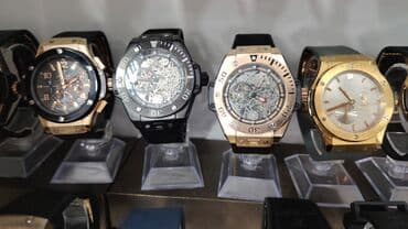 el fecr saat: Yeni, Qol saatı, Hublot, rəng - Qızılı — 5