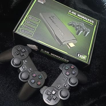 Game Stick Lite 2.4G Wireless retro oyun konsolu seti - TV-yə birbaşa