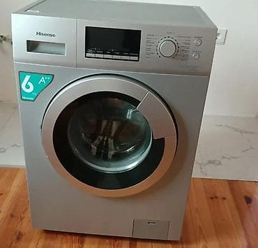 Paltaryuyan maşın Hisense, 6 kq, İşlənmiş, Avtomat, Qurutmasız, Kredit yoxdur, Ödənişli çatdırılma