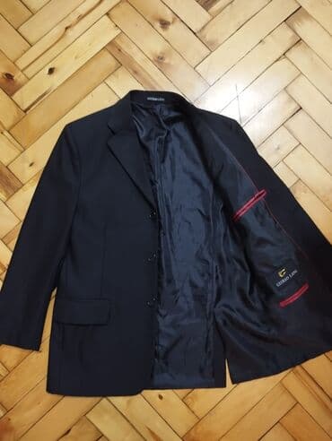 kişi ucun klassik qara kostyum: Pencək — 1