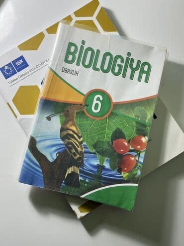 6 cı sinif məntiq testləri: 6-cı sinif üçün nəzərdə tutulmuş biologiya dərsliyi. Dərslikdə — 1
