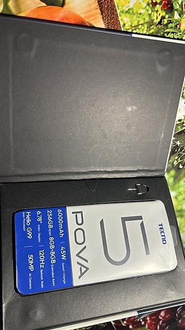 obd 2 1.5: Tecno Pova 5, 256 GB, rəng - Göy, Düyməli, Barmaq izi, İki sim kartlı — 5