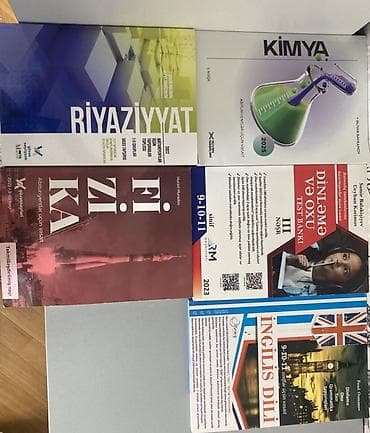 Abituriyent və məktəblilər üçün dərs vəsaitləri toplusu Paketdə olan