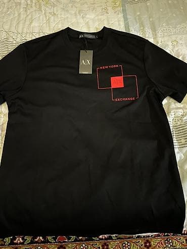 şort: Futbolka, Armani Exchange, M, rəng - Qara — 1