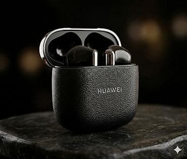 huawei freebuds pro: İşlənmiş Simsiz (Bluetooth) Qulaqcıqlar, Huawei, rəng - Qara — 1