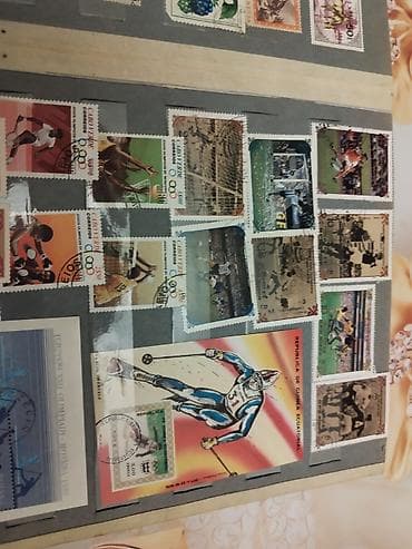 Спорт и отдых: Filateliya albomu – müxtəlif ölkələrdən tematik markalar toplusu - — 4