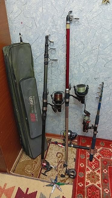 jmıx nədir: Balıqçılıq dəstləri və aksesuarları - 3 ədəd teleskopik qarmaq — 7