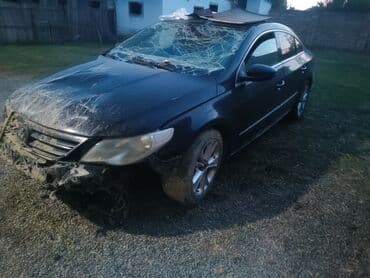 kridit maşınlar: Qara rəngli, zədələnmiş Volkswagen Passat CC avtomobili satılır — 2