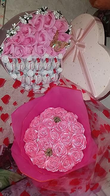 hediye karti: Hədiyyə qutusu, Yeni, rəng - Çəhrayı, Pulsuz çatdırılma — 4