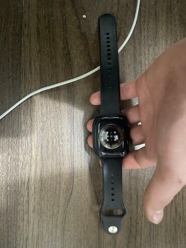 Smart saatlar: İşlənmiş, Smart saat, Apple, Sim kart, rəng - Qara — 2