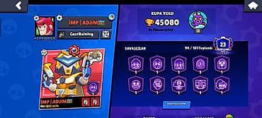 brawl stars tortu: Brawl hesabi 94 karakter 1 ultra efsanevi karakter 13 efsanevi — 9