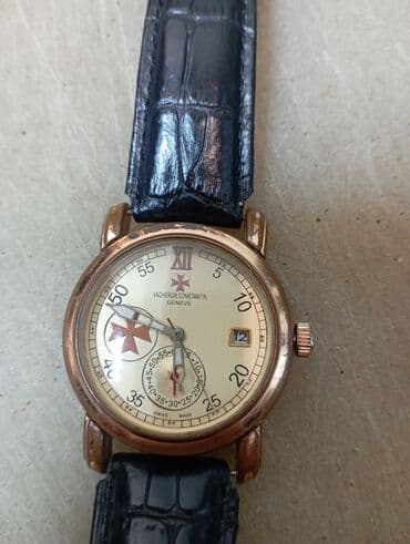 saat hublot: İşlənmiş, Qol saatı, Vacheron Constantin, rəng - Qızılı — 3