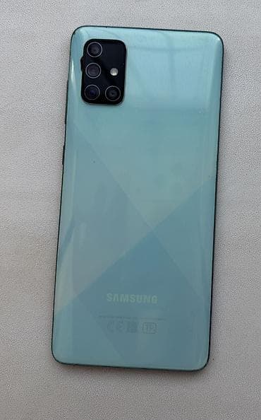 samsung c: Samsung Galaxy A71, 128 GB, rəng - Mavi, Barmaq izi, Face ID — 2
