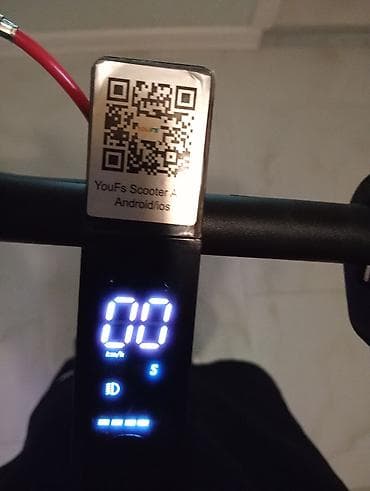 elektrikli scooter ucuz: Elektrik skuter – Toba brendi - Rəngli LED işıqlı gövdə paneli — 3