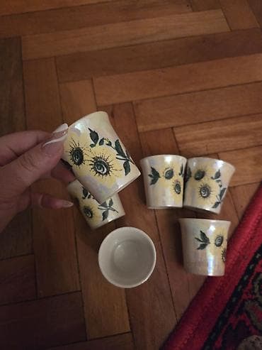 farfor nədir: Qəhvə dəsti, rəng - Ağ, Farfor — 2