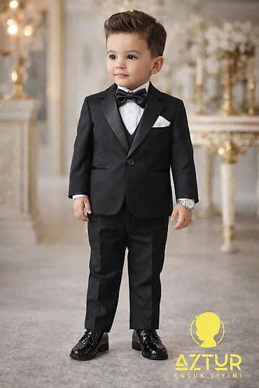 Dəstlər: Aztur Çocuk Giyimi – oğlan uşaqları üçün klassik smokin dəsti - Rəng — 1