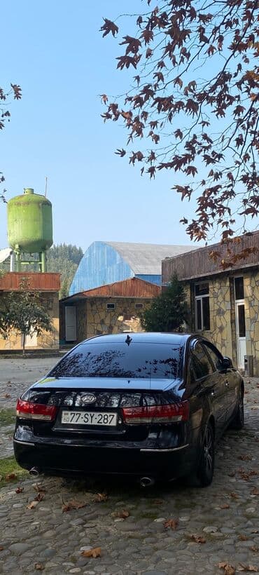 chevrolet hecbek modelleri: Hyundai Sonata sedan – qara rəng, 4 qapı, AZ 77-SY-287 dövlət nömrə — 10