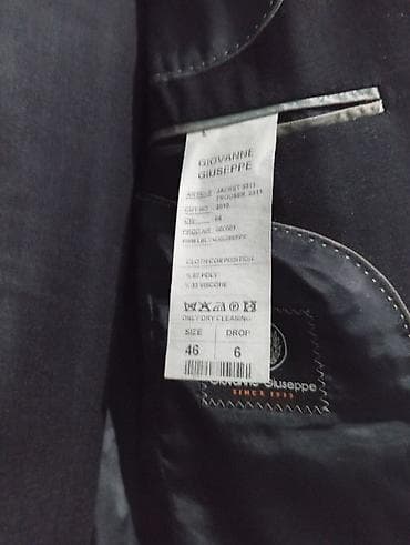 dini paltarlar: Gri rəngli klassik kişi kostyumu – Giovanne Giuseppe - Brend/etiket — 2