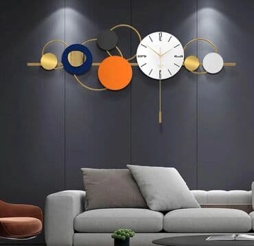 divar saatlari 2019: Divar Saatı Material: Dəmir Uzunluğu: 110 sm Eni: 48 sm Ölkə daxili — 4