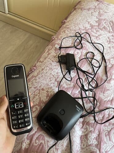 телефон за 100 манат: Стационарный телефон Gigaset, Проводной, Новый, Самовывоз — 4