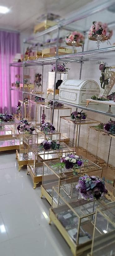 ⁸Toy və nişan üçün dekorativ xonçalar və bəzək aksesuarları. 10 ədəd