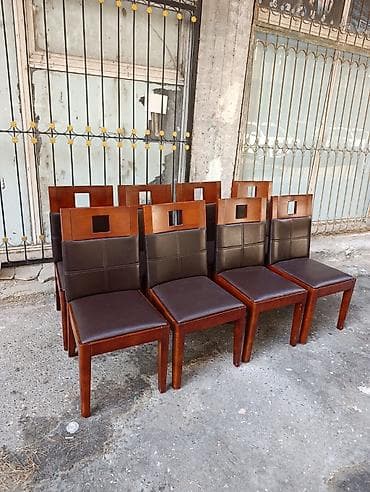 restoran ucun stol stul: Açılan Masa desti 8 oturacqla fısdiq ağacından çox keyfiyyətli — 4