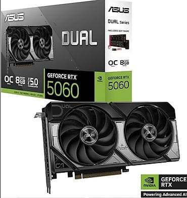 kettler: Videokart Asus GeForce RTX 5060, 8 GB, Yeni — 1