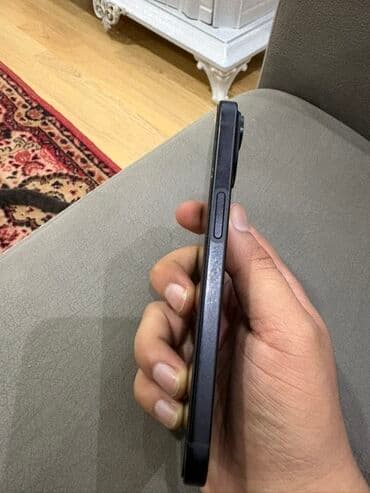 iphone 12 pro max vietnam malı: IPhone 15, 128 GB, Black Titanium, Face ID, Simsiz şarj, Sənədlərlə — 5