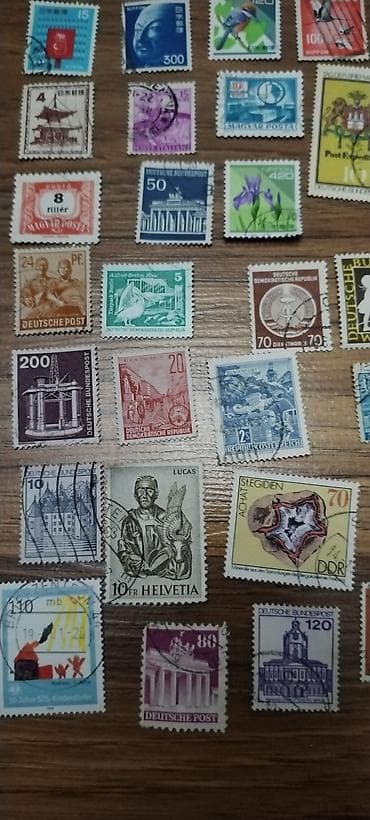 Velosipedlər: Məhsul: Dünyanın müxtəlif ölkələrindən köhnə poçt markaları — 8