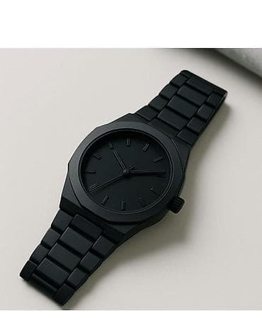 kisi qolbaq: Minimalist qara qol saatı Yeni gəlib məhdud saydadır.yüksək keyfiyətli — 3