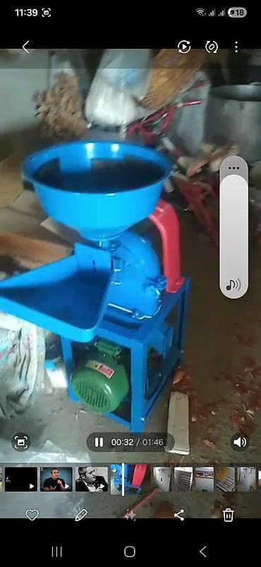 Məhsul: Taxıl üyüdən-dənli dəzgah (elektrik mühərrikli) Təsvir: - — 2