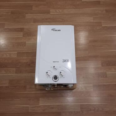 su qizdirici qazla qiymeti: Məhsul: Qazla işləyən su qızdırıcısı (geyzer) – 24 kW Xüsusiyyətlər — 3