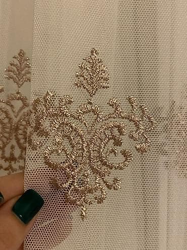 Шторы и жалюзи: Б/у, Занавеска, цвет - Коричневый, Самовывоз, Платная доставка — 3