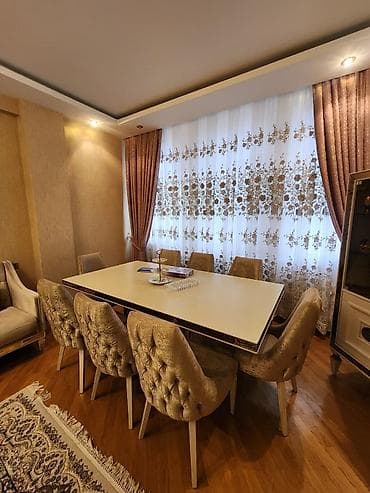 sdollar: Qonaq otağı üçün, İşlənmiş, Kvadrat masa, 8 stul — 1