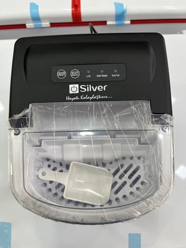kokteyl aparati baku electronics: Silver buz aparatı 1 il rəsmi zəmanət Yeni model 7 dəqiqəyə 9 buz ədəd — 3