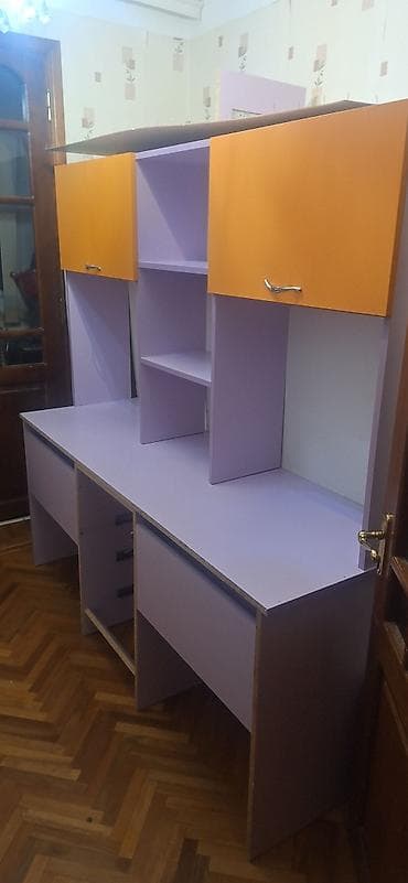 Uşaq/yeniyetmə otağı üçün dəst mebel Tərkibi və xüsusiyyətləri: - İki — 2