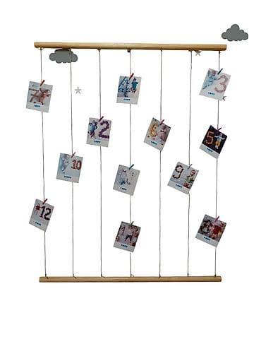 ayliq usaq sekilleri: Uşaqın ilk 12 ayını xatırladan foto asma paneli - Dizayn: İki taxta — 1