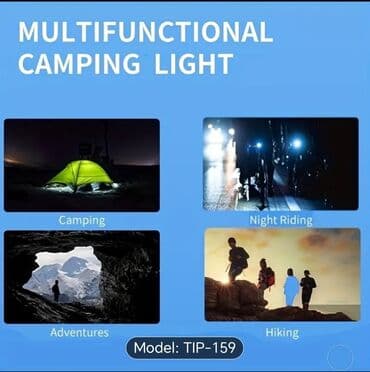 led isiqlar: Smiling Shark TIP-159 modeli, daxili batareyası olan, çoxfunksiyalı — 10