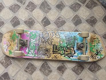 Skateboard – komplekt - Lövhə: 7 qat ağac, klassik street forması