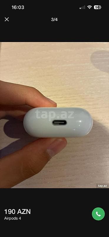 soba aliram: İşlənmiş Simsiz (Bluetooth) Qulaqcıqlar, Apple, rəng - Ağ — 3
