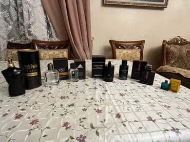 Müxtəlif brend kişi ətirləri seti Boş originaç flakonlar Şəkillərdə — 1