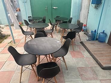 perla stul: Salam Stol Stullar yaxwı veziyyetdedı restoranda iwlenilib 3 ay — 3